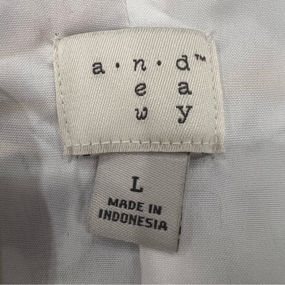 A New Day Floral A-Line Dress Women’s L - Picture 3 of 8